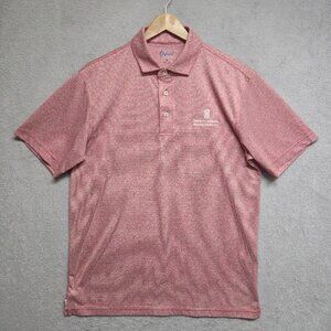 Oxford Shirt Mens Medium Red The Ritz Carlton Golf Club Orlando Grande Lakes